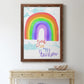 You Are My Rainbow - Barnwood Framed Canvas Print