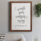 Wash Worries - Barnwood Framed Canvas Print