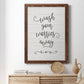 Wash Worries - Barnwood Framed Canvas Print