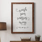 Wash Worries - Barnwood Framed Canvas Print