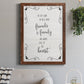 Six Feet - Barnwood Framed Canvas Print