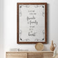 Six Feet - Barnwood Framed Canvas Print