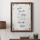 Always There - Barnwood Framed Canvas Print
