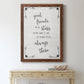 Always There - Barnwood Framed Canvas Print