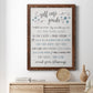 Guide to Self Care - Barnwood Framed Canvas Print