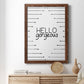 Hello Gorgeous - Barnwood Framed Canvas Print