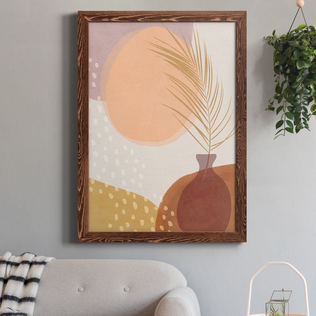 Sedona Sunset - Barnwood Framed Canvas Print