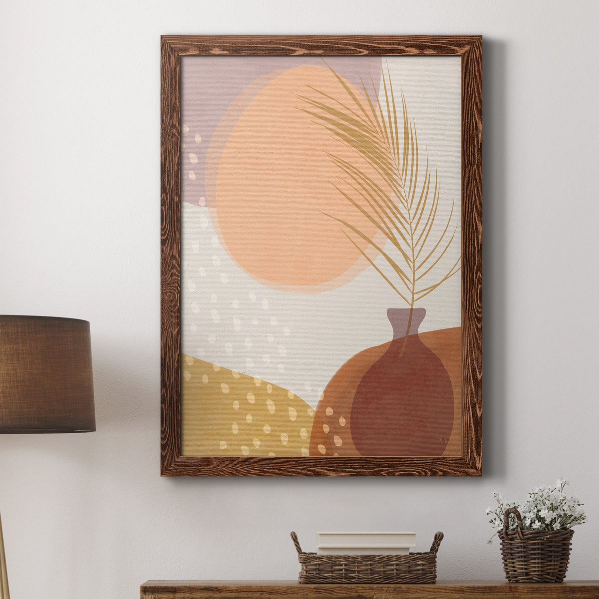Sedona Sunset - Barnwood Framed Canvas Print