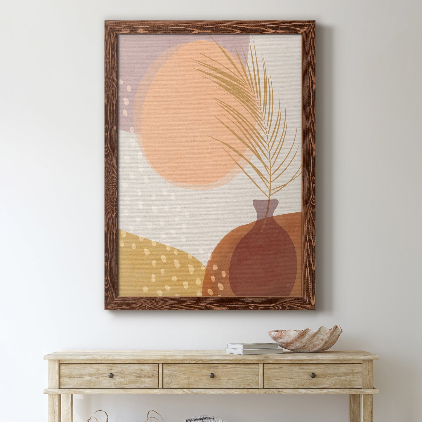 Sedona Sunset - Barnwood Framed Canvas Print