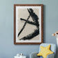 Lines Crossed I - Barnwood Framed Canvas Print