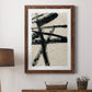 Lines Crossed III - Barnwood Framed Canvas Print