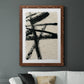 Lines Crossed III - Barnwood Framed Canvas Print