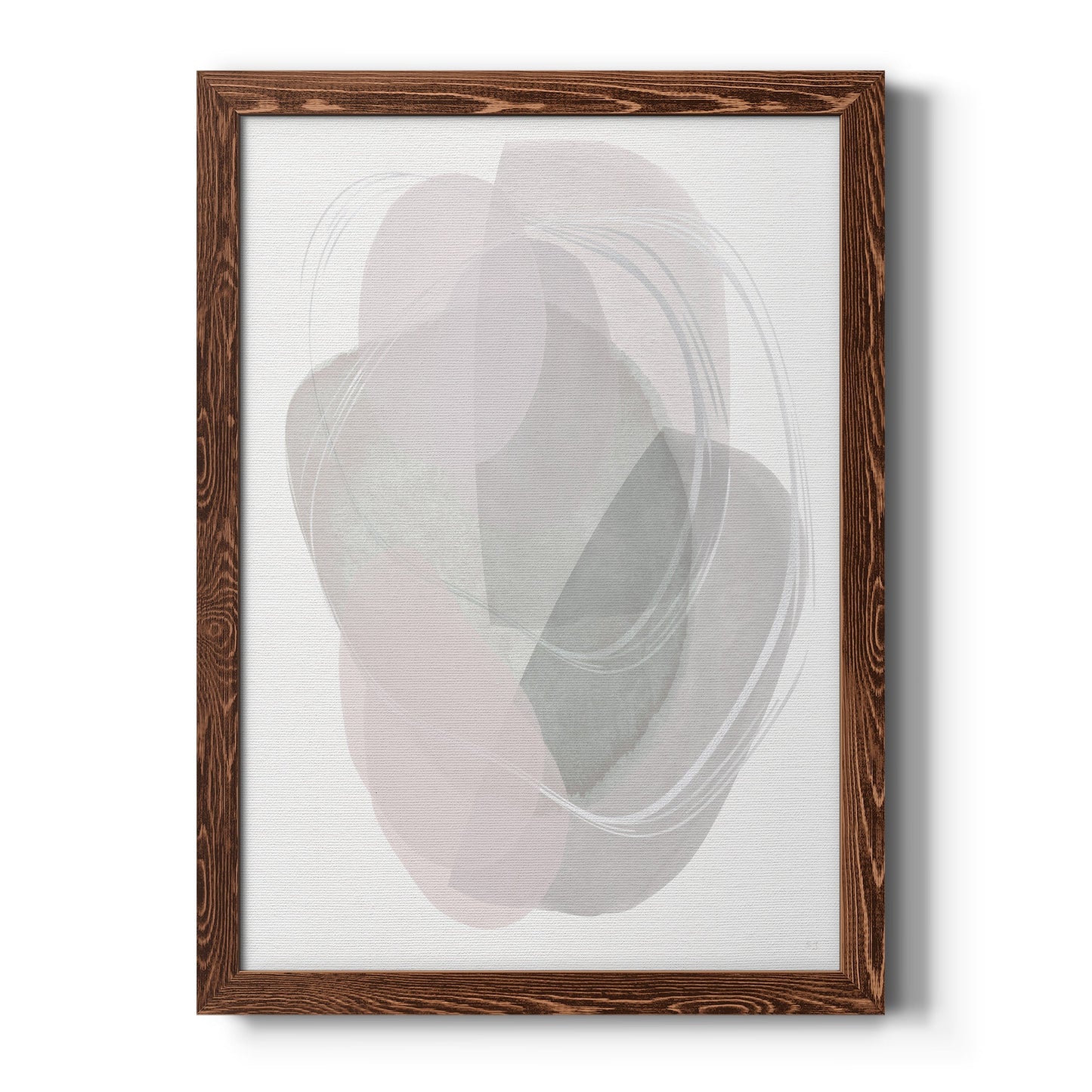 River Jewels II - Barnwood Framed Canvas Print
