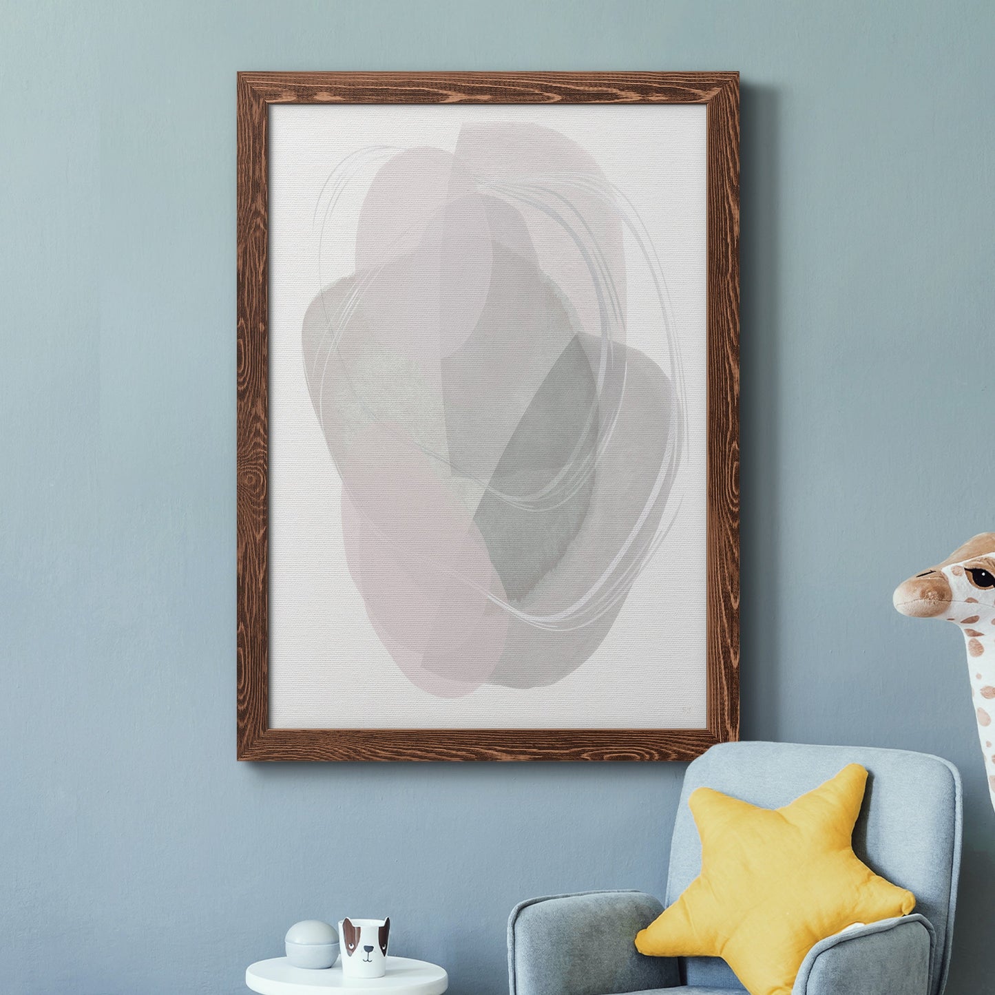 River Jewels II - Barnwood Framed Canvas Print