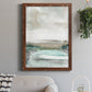 Summer Teal I - Barnwood Framed Canvas Print
