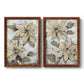 Poinsettia Study I - Barnwood Framed Canvas Set
