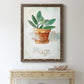 Potted Sage - Barnwood Framed Canvas Print