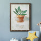 Potted Sage - Barnwood Framed Canvas Print