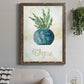 Potted Thyme - Barnwood Framed Canvas Print
