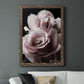 Rose Noir II - Barnwood Framed Canvas Print