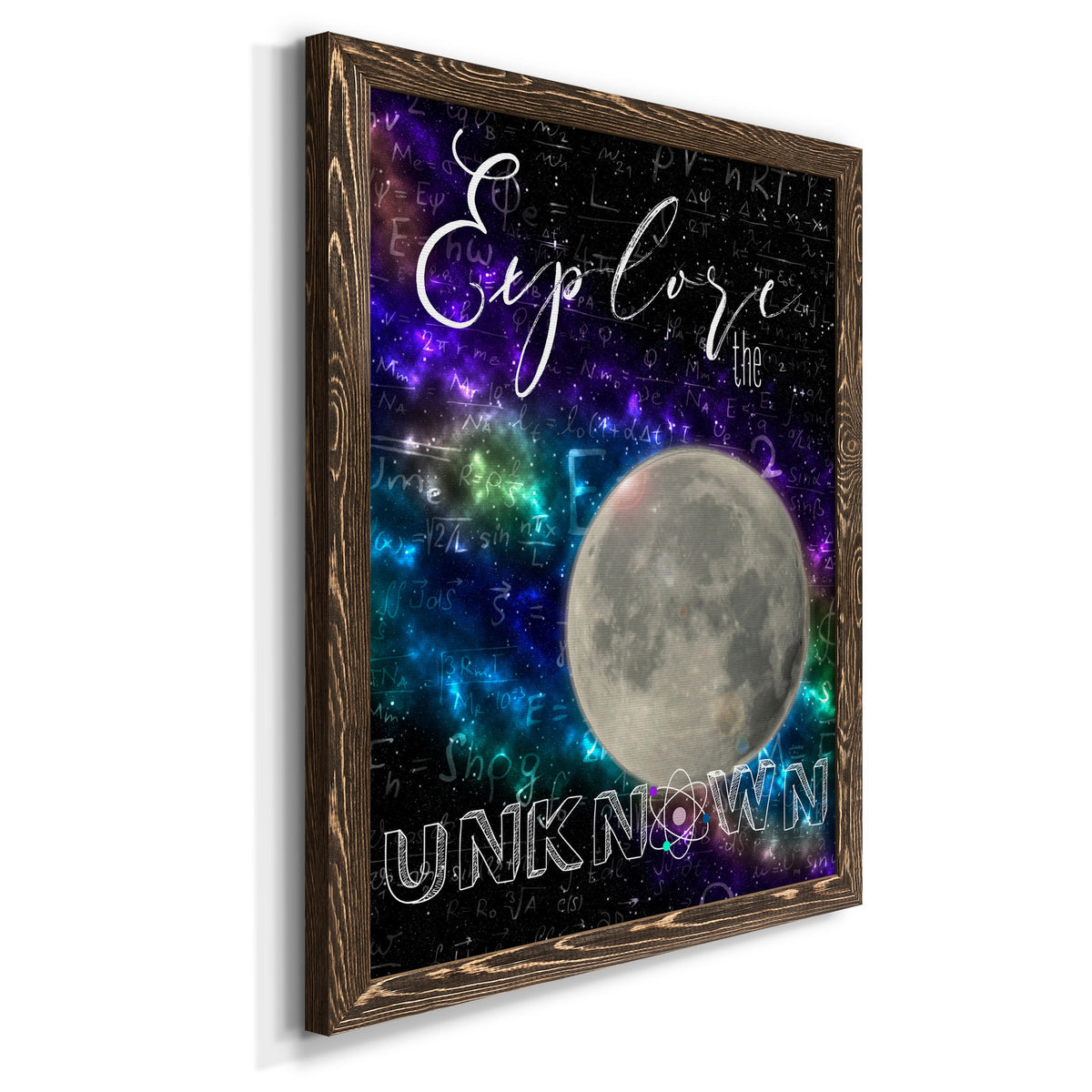 Explore - Barnwood Framed Canvas Print