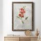 Linen Sweet Pea - Barnwood Framed Canvas Print