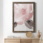 Blush Bloom I - Barnwood Framed Canvas Print