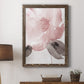 Blush Bloom I - Barnwood Framed Canvas Print