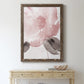 Blush Bloom I - Barnwood Framed Canvas Print