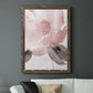 Blush Bloom I - Barnwood Framed Canvas Print
