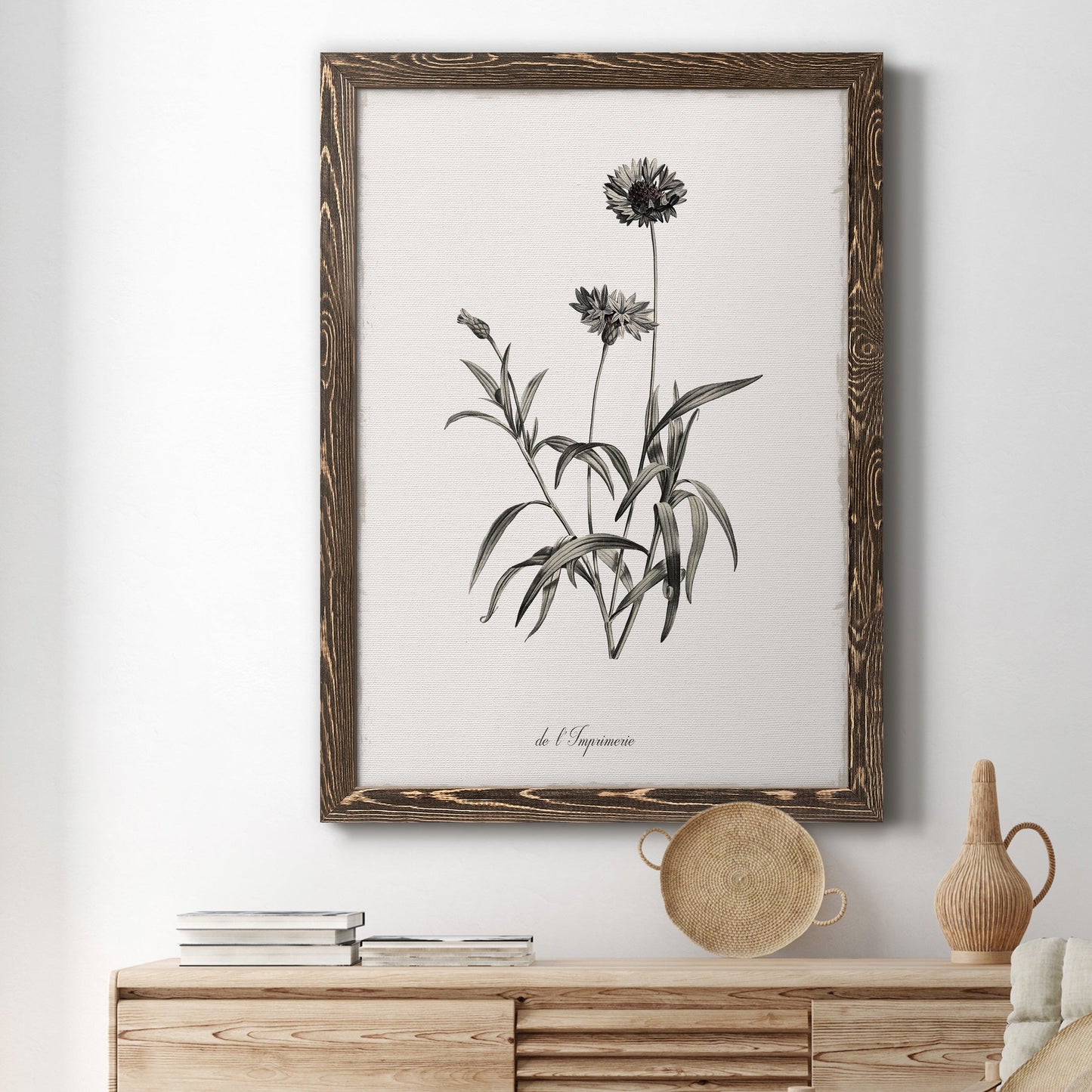 Sketchbook Imperial - Barnwood Framed Canvas Print