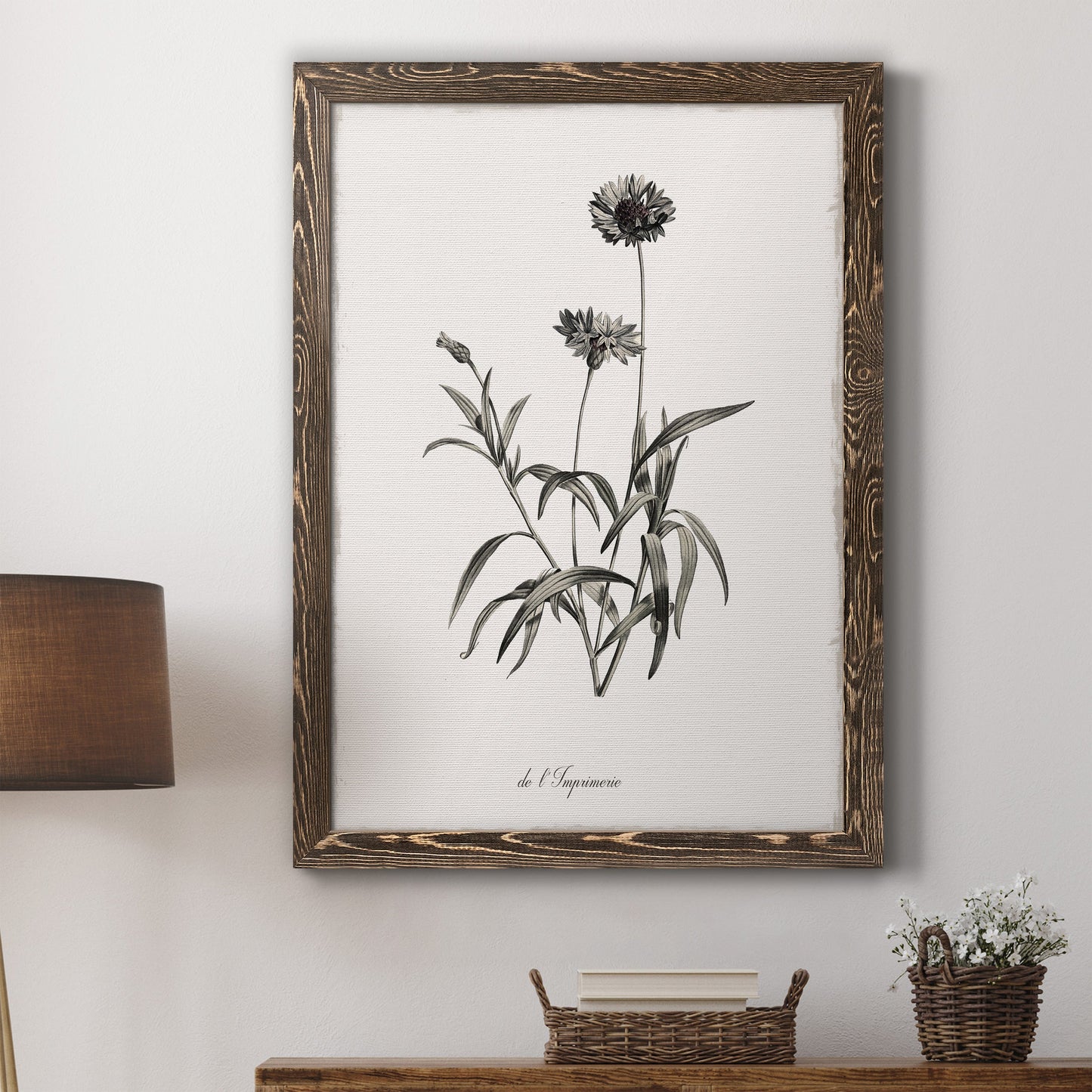 Sketchbook Imperial - Barnwood Framed Canvas Print