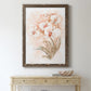White and Coral Orchid II - Barnwood Framed Canvas Print