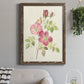 Dusty Rose I - Barnwood Framed Canvas Print
