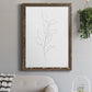 Botanical Gesture VI - Barnwood Framed Canvas Print