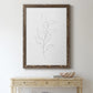 Botanical Gesture VI - Barnwood Framed Canvas Print