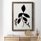 Silhouette Garden I - Barnwood Framed Canvas Print
