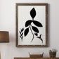 Silhouette Garden I - Barnwood Framed Canvas Print