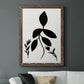 Silhouette Garden I - Barnwood Framed Canvas Print