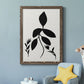 Silhouette Garden I - Barnwood Framed Canvas Print