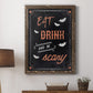 Be Scary - Barnwood Framed Canvas Print