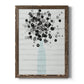 Bouquet of Black & White - Barnwood Framed Canvas Print