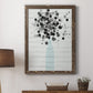 Bouquet of Black & White - Barnwood Framed Canvas Print