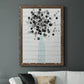 Bouquet of Black & White - Barnwood Framed Canvas Print