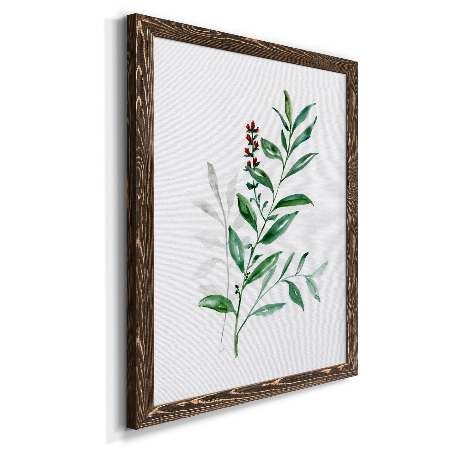 Freshly Picked III - Barnwood Framed Canvas Print