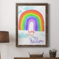 You Are My Rainbow - Barnwood Framed Canvas Print