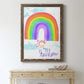 You Are My Rainbow - Barnwood Framed Canvas Print