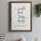 Wash Fears - Barnwood Framed Canvas Print