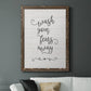 Wash Fears - Barnwood Framed Canvas Print