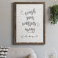 Wash Worries - Barnwood Framed Canvas Print